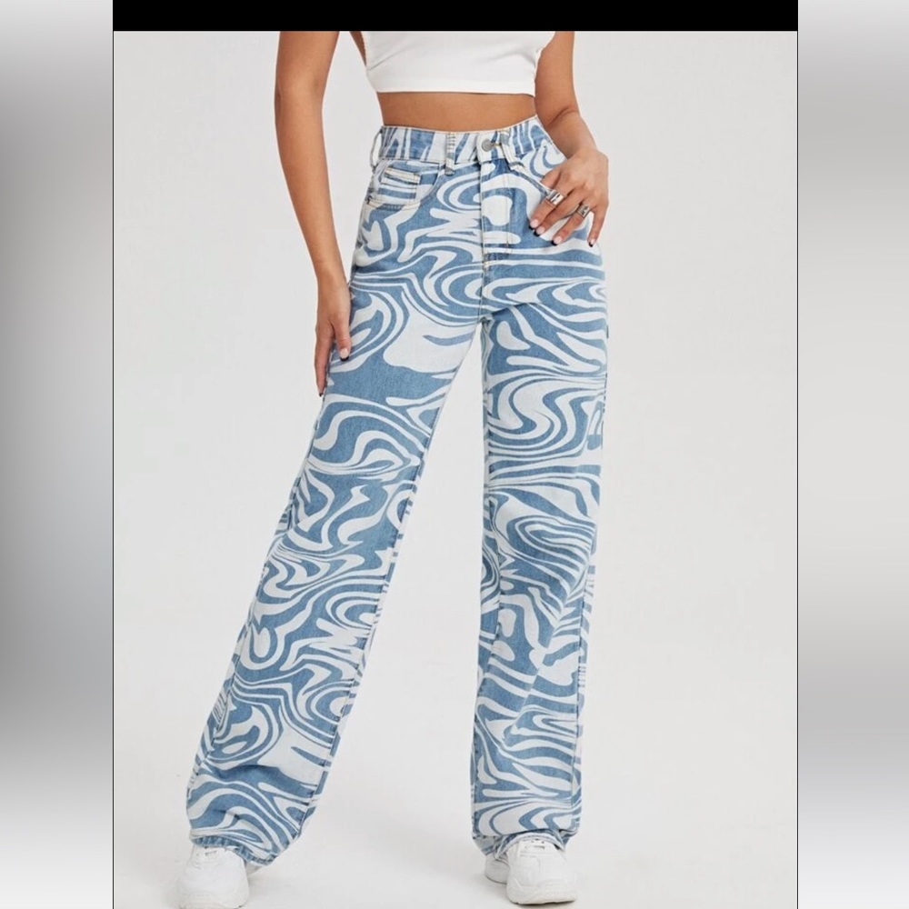 Shein Printed Pants